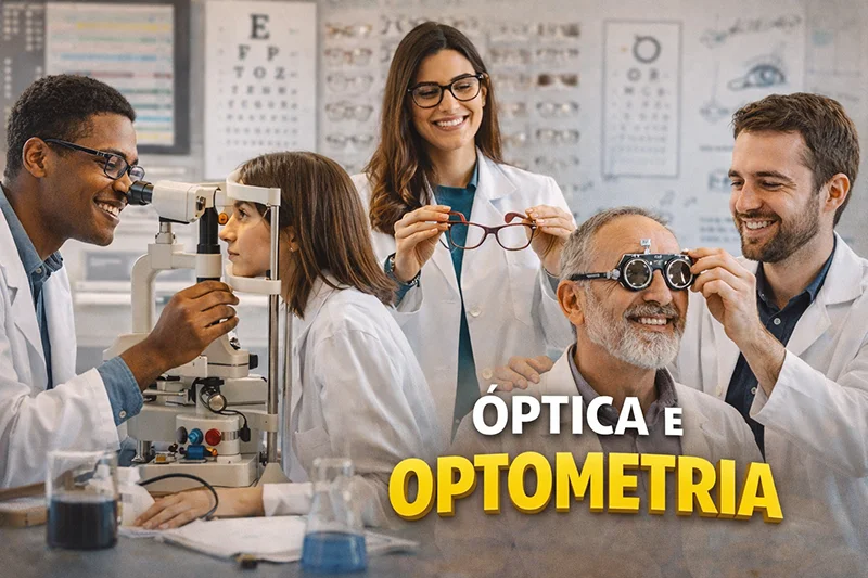 Óptica e Optometria em São José dos Pinhais: o que observar antes de escolher a graduação
